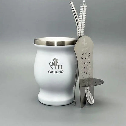 Yerba Mate Bombilla Set Stainless Steel Mate Kit Easy Clean