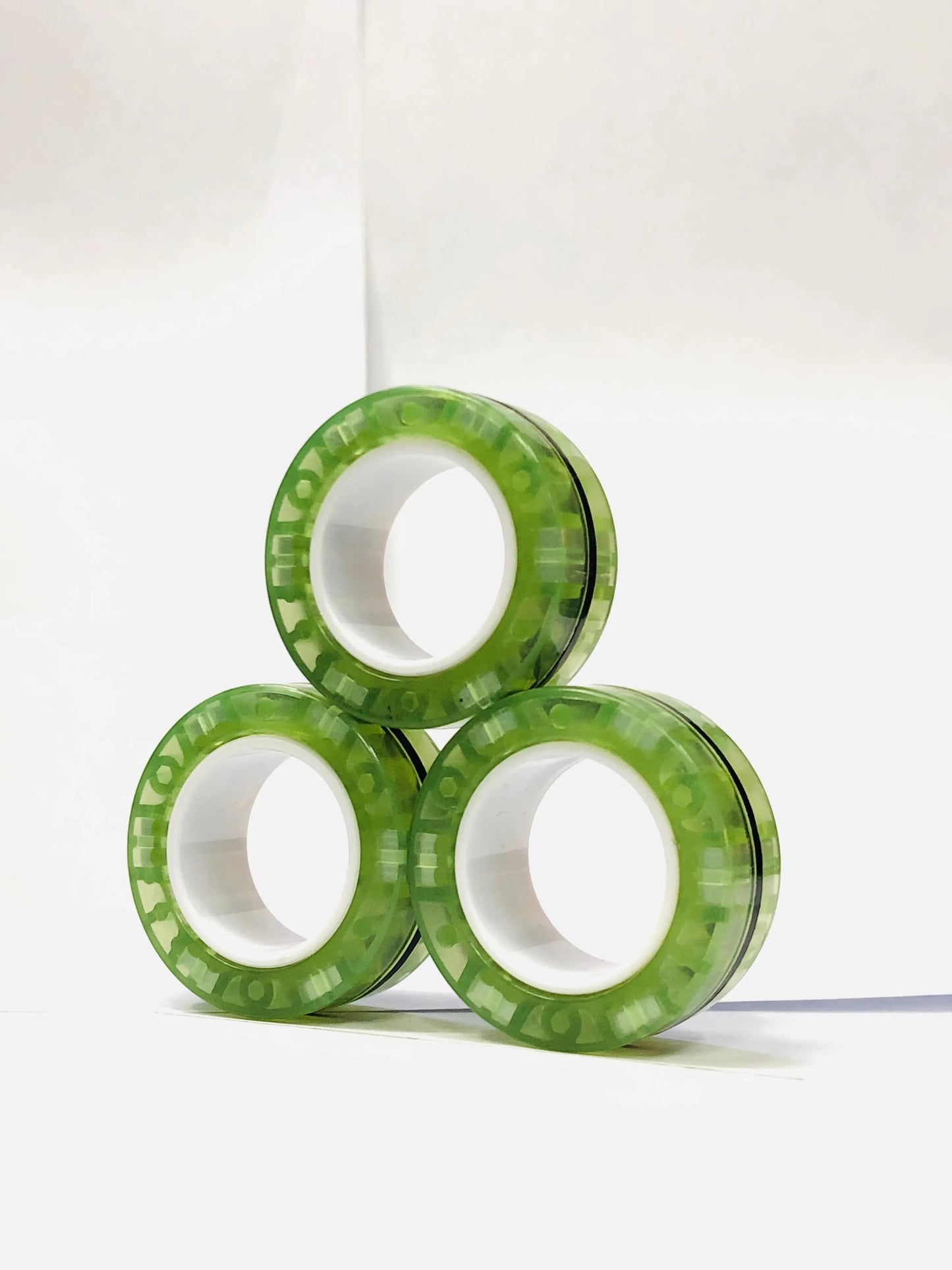 Magnetic Fidget Rings Set 3Pcs Stress Relief Spinner