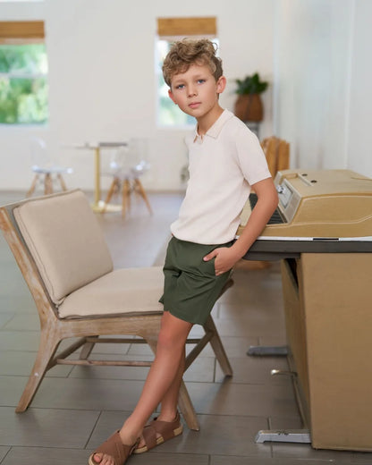 Abiti coordinati morbidi unisex per bambini – motivo a quadri, floreale, 100% cotone, abbigliamento casual estivo