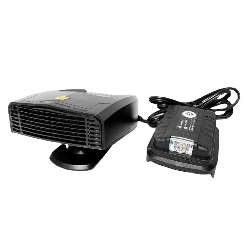 Riscaldatore per auto 600W sbrinatore - rapido riscaldamento del parabrezza, ventilatore per auto e camion, batteria 18V non inclusa, inverno 2025
