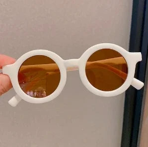 Kids Sunglasses Round Frame Anti-UV400 for 1-7 Year Olds, Children's Sun Protection, Stylish Design