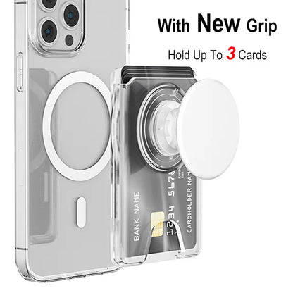 Magnetic Wallet With Expanding Grip For Phones Universal Card Holder Case Anti Scratch And Dustproof Back To School 2026