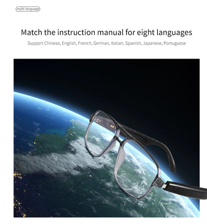 Smart Bluetooth Photochromic Sunglasses With Audio Mic