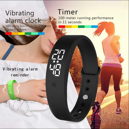 Intelligentes Armband Silikonband Fitnessmesser Wasserdicht Körpertemperaturmesser Vibrationsalarm Frühling 2026 Trend