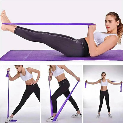 Widerstandsband-Set Elastische Trainingsbänder Heimfitness