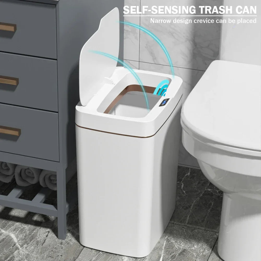 Smart Sensor Trash Can 15L 18L Touchless Quiet Waterproof