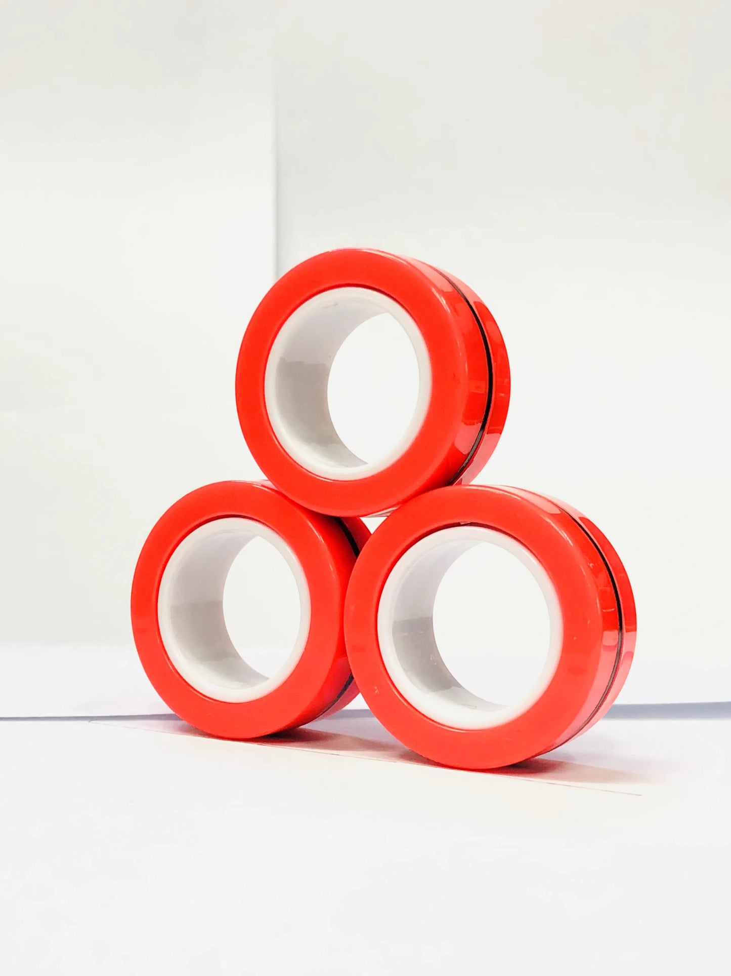 Magnetic Fidget Rings Set 3Pcs Stress Relief Spinner