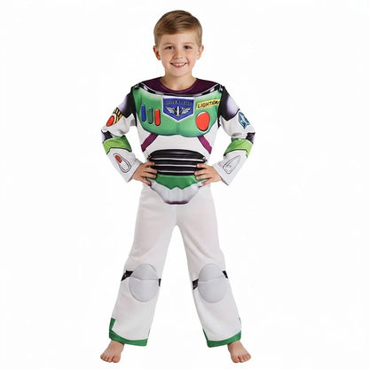 Buzz Lightyear Woody-jumpsuit voor jongens, 3-delig, met masker en vleugels, Halloween-cosplaykostuumset 2026