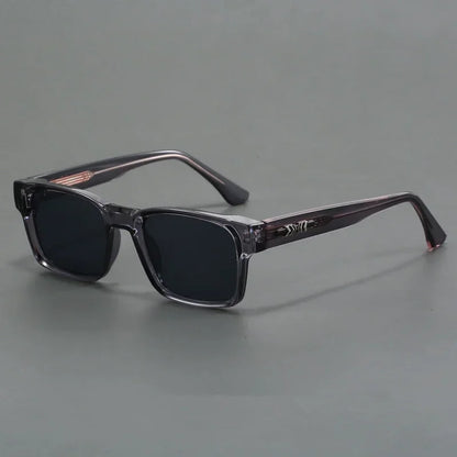 Men's square frame sunglasses UV400 – mirror lens, anti-mist outdoor driving shades, wide coverage