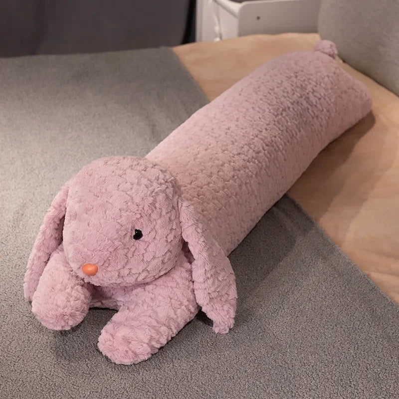 Cuscino per il corpo Grande Coniglio Peluche Decorativo Cuscino lungo imbottito Animale Cuscino autunno 2025 Compagno accogliente per il letto e cuscino da viaggio