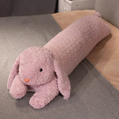 Cuscino per il corpo Grande Coniglio Peluche Decorativo Cuscino lungo imbottito Animale Cuscino autunno 2025 Compagno accogliente per il letto e cuscino da viaggio