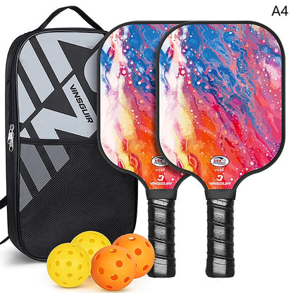 Variant image for Lightweight Fiberglass Pickleball Paddle Set with Carry Bag and Accessories for All Skill Levels-3