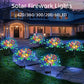 Colorful 360LED Solar Firework Lights - 8 Modes Waterproof Garden Decor for Outdoor Parties, Patios, and Walkways - Flexible Copper Wire Design