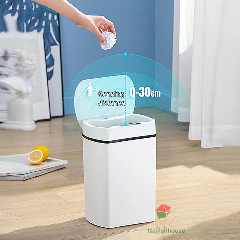 Smart Sensor Trash Can Rectangular Kitchen Bathroom
