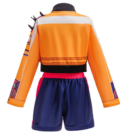 K-POP Witch Hunt Squad Lumi Anime Halloween Party Costume Set with Top Skirt and Wig for Girls 2026