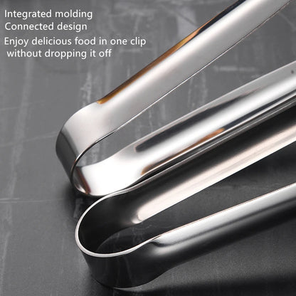 Stainless Steel BBQ Tongs Non-Slip Heat Resistant Grill Food Clip – Kitchen & Outdoor 2026