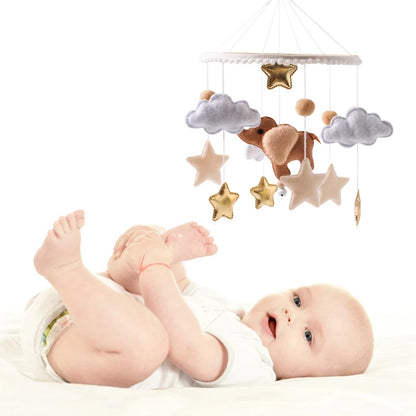Hot Air Balloon Crib Mobile Newborn Sensory Toys Soothing