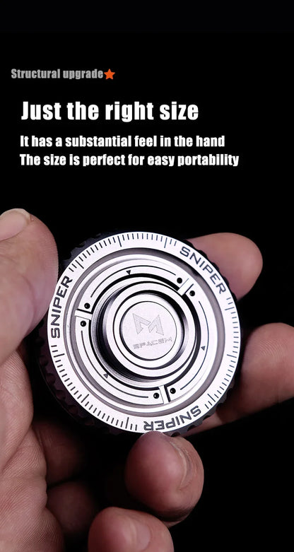 EDC Metall 3in1 Drückkarte Spinner Münze Stressabbaugerät