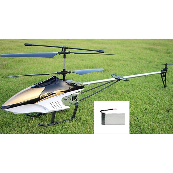 Extra Large 3.5CH Remote Control Helicopter - Durable Outdoor Drone Toy for Kids, 80cm Model