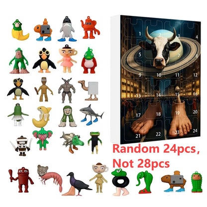 Calendario de Adviento 24 Días Recuerdo Navideño Italian Brainrot