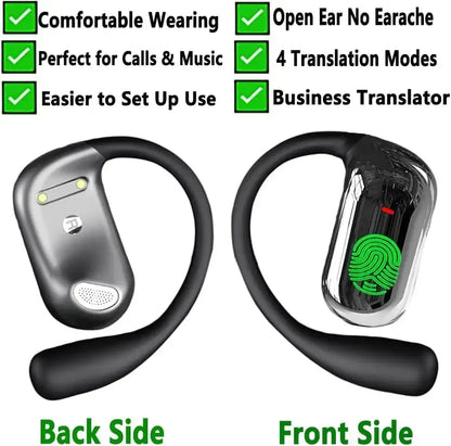AI Translation Earbuds Real Time Translator Travel 2025