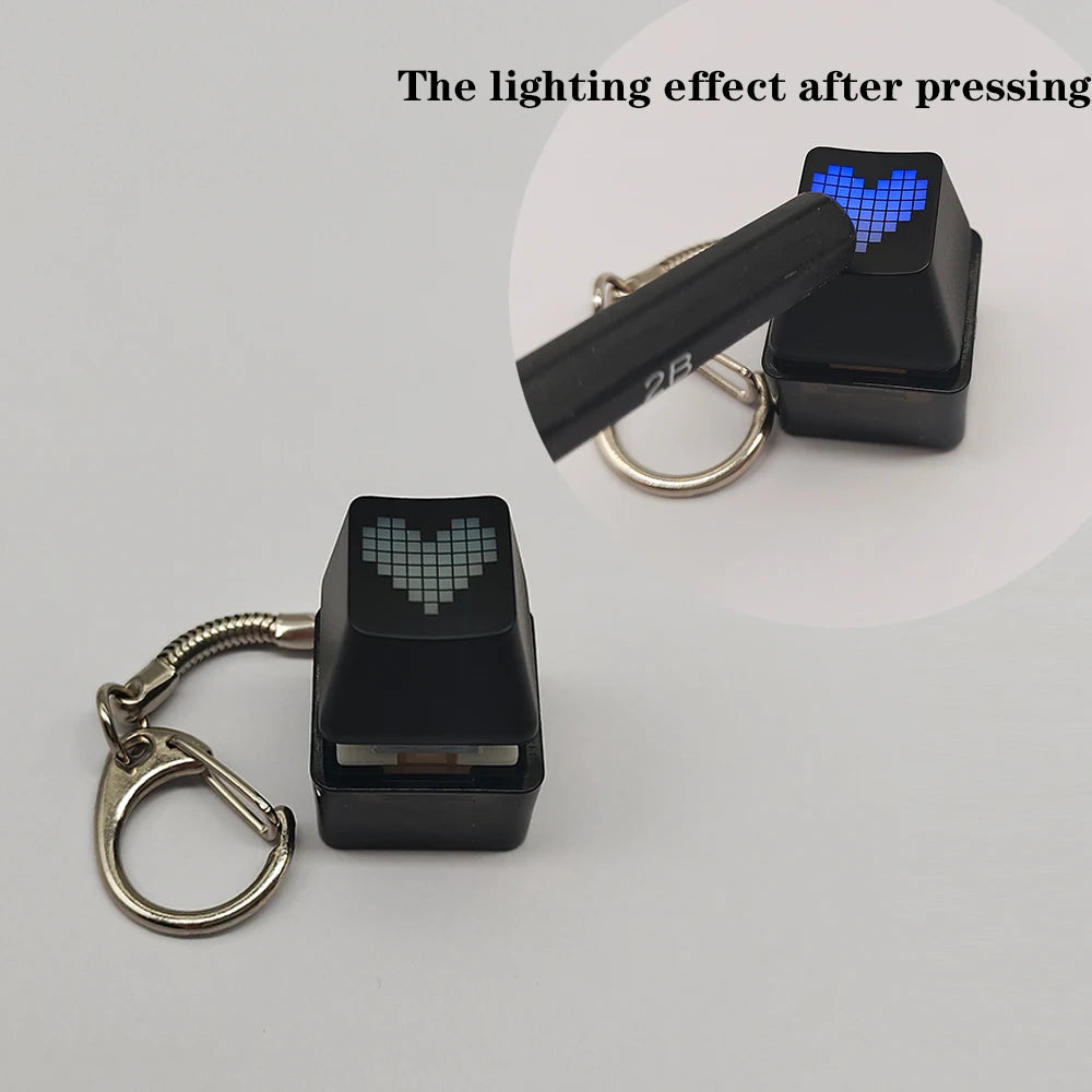 Mechanical Keyboard Keychain RGB Mini Tester Stress Toy