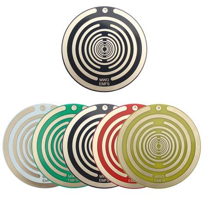 Double-Sided Polarizing Disk for Electromagnetic Radiation Protection and Pain Relief, Portable Non-Toxic Design-2