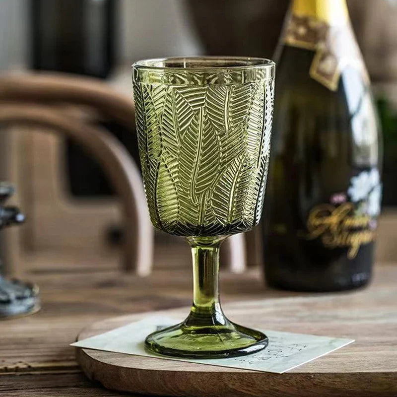 Glass Tumbler 350ml Engraved Sunflower Vintage Drinkware Summer 2025 Tableware Elegant Gift Idea