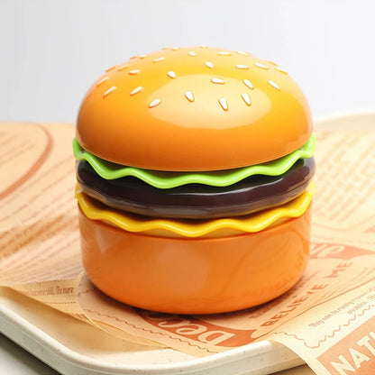 Lampada da scrivania con luce notturna e temperamatite a forma di hamburger, lampada LED per lettura, regalo ritorno a scuola 2026