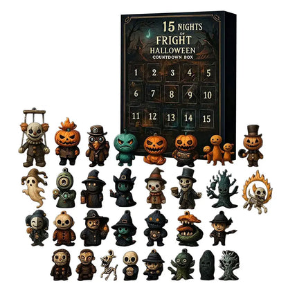 Calendario de Adviento de Halloween Figuras Coleccionables 31 Días 2025