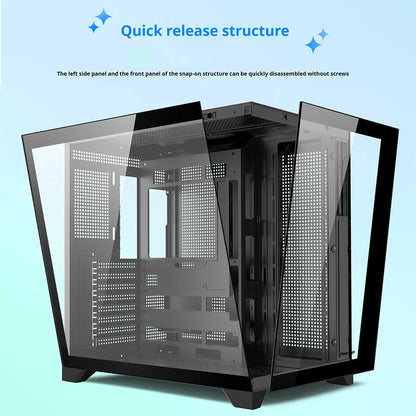 Boîtier PC Gaming Dreamland Pro ATX Double Verre Châssis 360mm