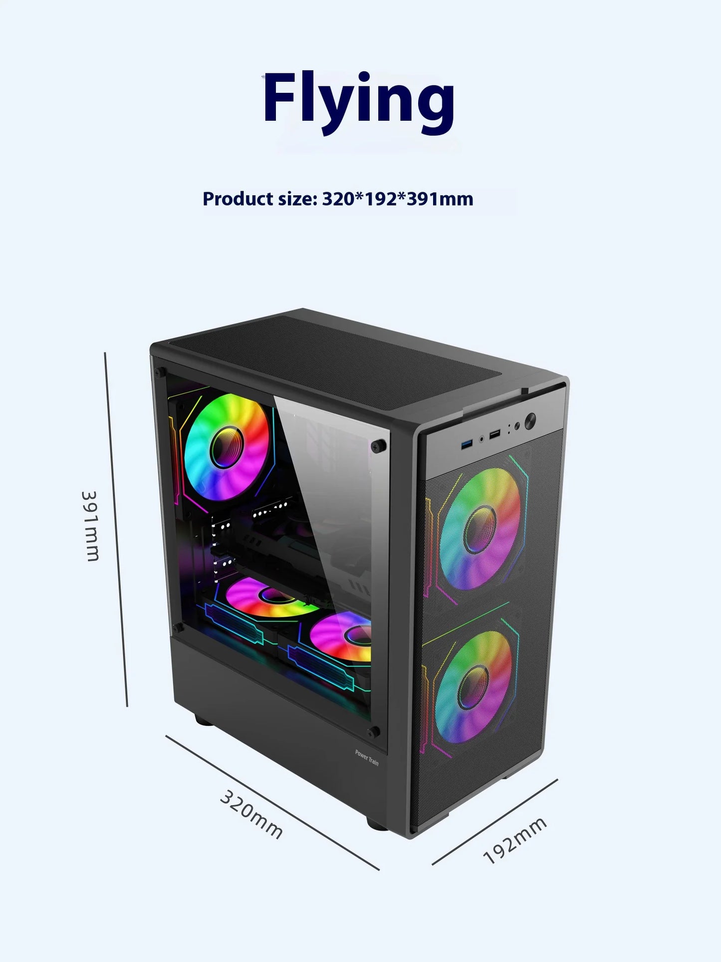 Mini ITX mATX 23L PC kabinet SFX ATX support kompakt chassis