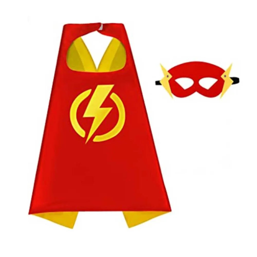 Set superheldencapes voor jongens en meisjes, verjaardagsfeest, cartoonverkleedkleding, Halloween-cosplayfeestbenodigdheden, paascadeau 2026