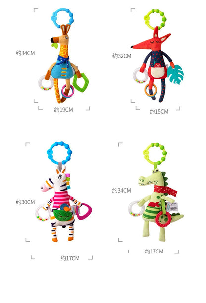 Giraffe Spiral Crib Toy Newborn Sensory Toys Rattle