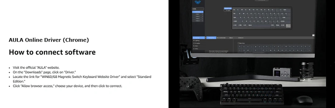 Teclado Mecánico Magnético Hot Swap 60 Porciento 8000Hz