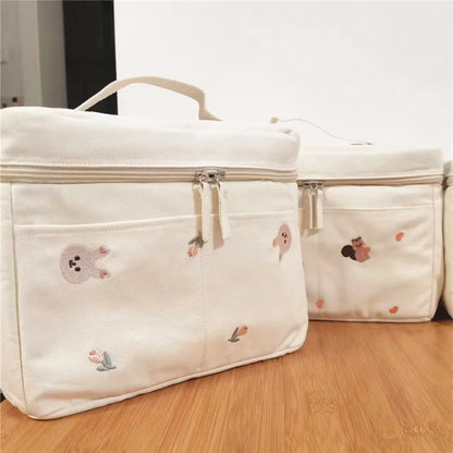 Insulated Baby Bottle Cooler & Organizer Bag - Waterproof, Stylish, Spacious for Moms