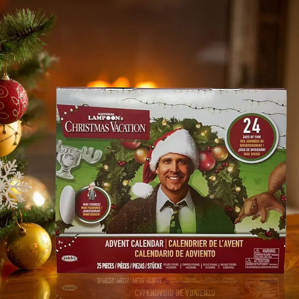 Calendario de Adviento 24 Días Figuras 3D Regalo de Cuenta Regresiva de Navidad