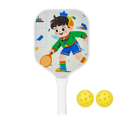 Variant image for USAPA Approved Kid's Pickleball Paddle Set for Ages 8-12, Lightweight Design with Ergonomic Grip and Shock Absorption-17
