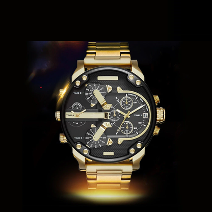 Schlanke herrenuhr – elegantes design, edelstahl, für geschäftliche anlässe 1