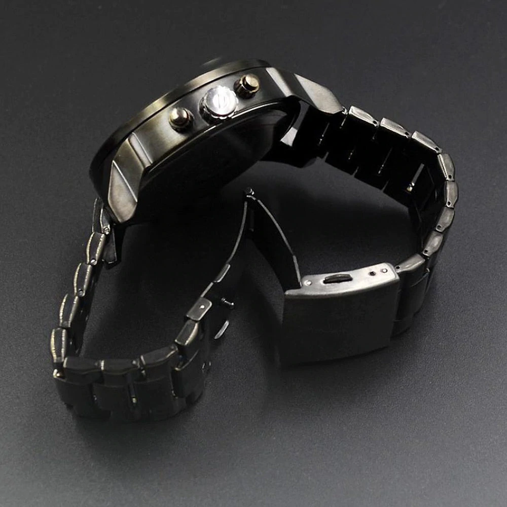 Schlanke herrenuhr – elegantes design, edelstahl, für geschäftliche anlässe 5