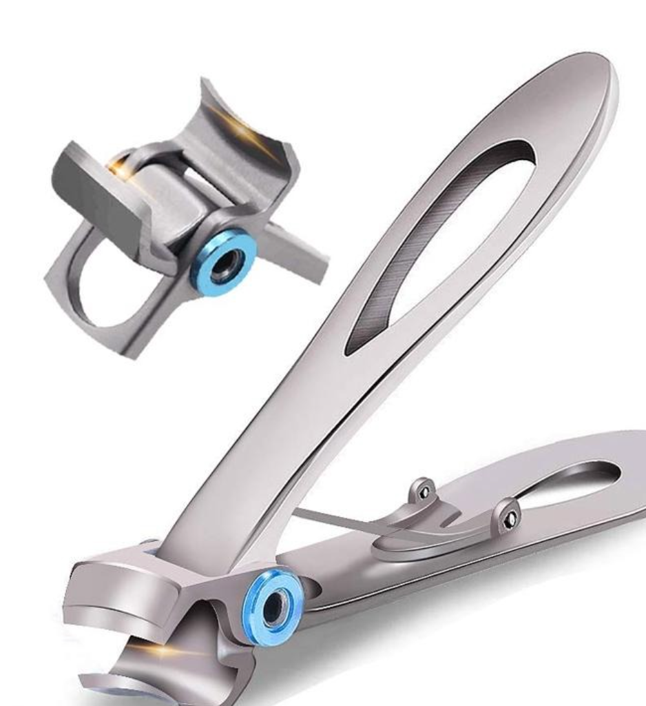 Cortauñas para uñas gruesas de acero inoxidable ergonómico