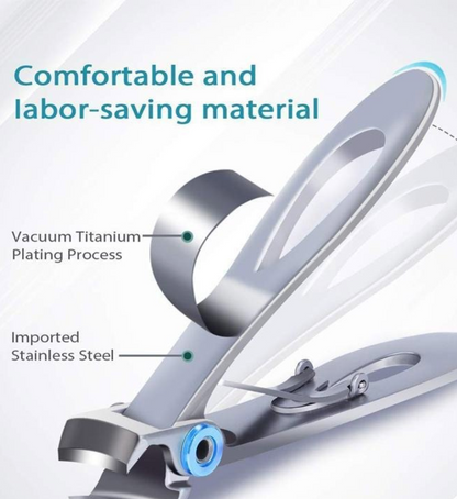 Cortauñas para uñas gruesas de acero inoxidable ergonómico