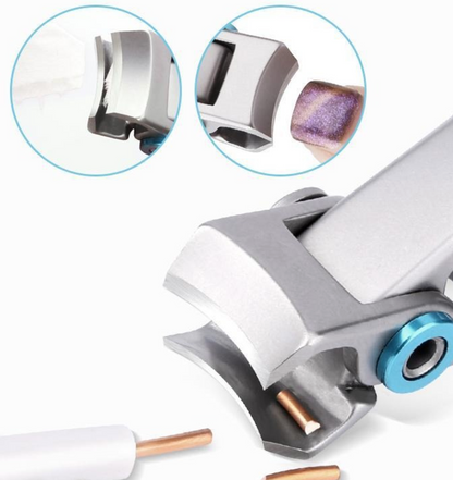 Cortauñas para uñas gruesas de acero inoxidable ergonómico