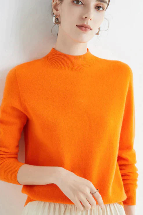 Weicher Damen-Rollkragenpullover – Boxy, Strick, für den Herbst