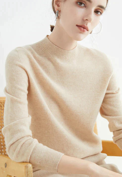 Weicher Damen-Rollkragenpullover – Boxy, Strick, für den Herbst