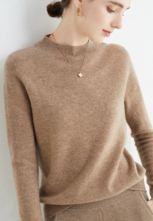 Weicher Damen-Rollkragenpullover – Boxy, Strick, für den Herbst