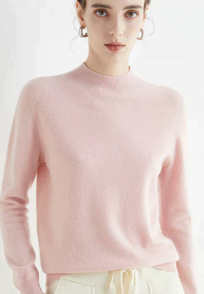 Weicher Damen-Rollkragenpullover – Boxy, Strick, für den Herbst