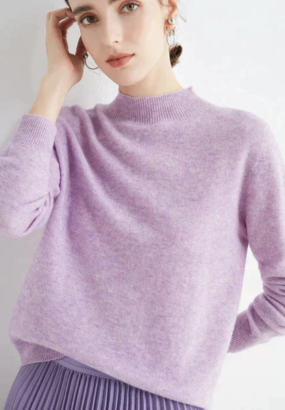 Weicher Damen-Rollkragenpullover – Boxy, Strick, für den Herbst
