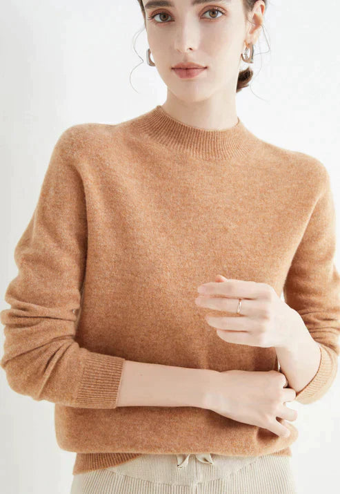 Weicher Damen-Rollkragenpullover – Boxy, Strick, für den Herbst