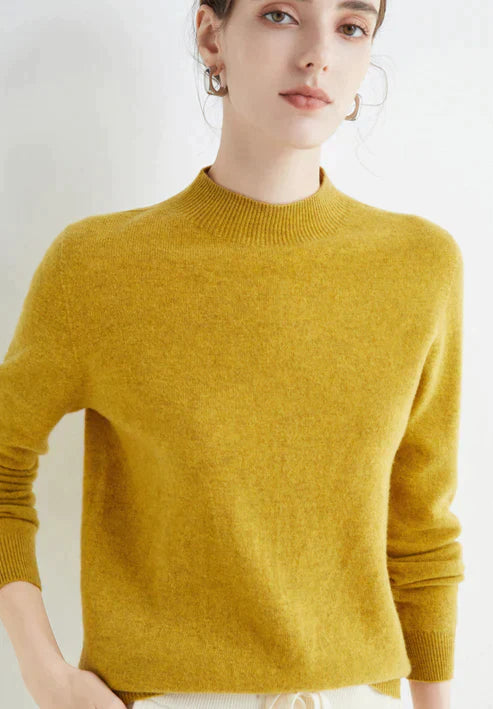 Weicher Damen-Rollkragenpullover – Boxy, Strick, für den Herbst